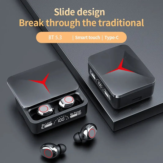 M90 Wireless Headphones Sliding Cover With Bluetooth 5.3, For Iphone P~roMax, Samsung, Motorola