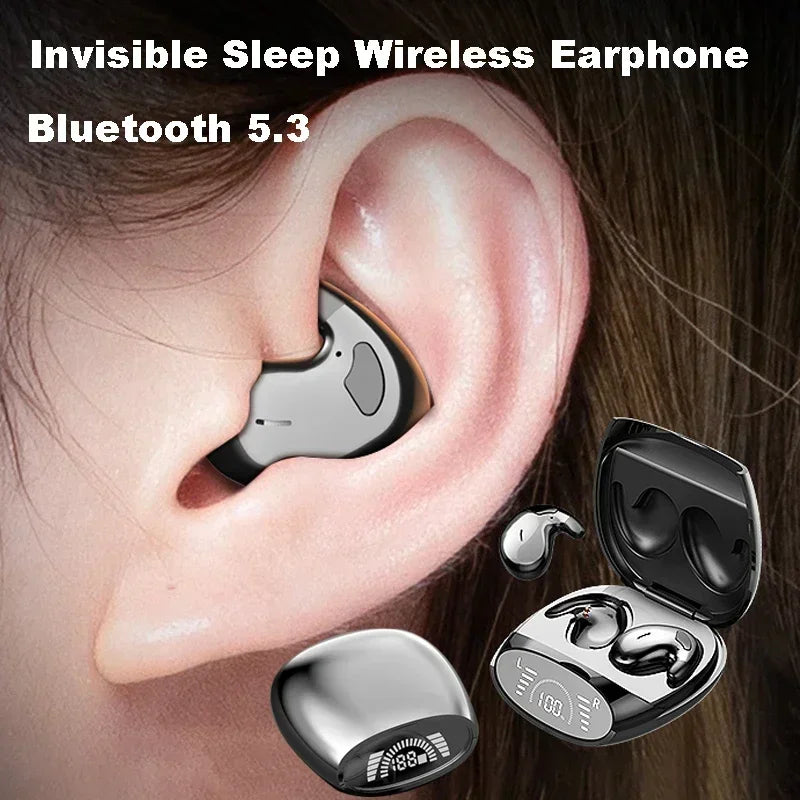 Wireless In-Ear Invisible Headphones, Bluetooth, Noise Cancelling, Invisible Headphones