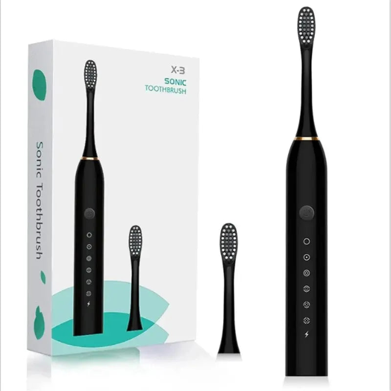 Ultrasonic ElectricToothbrush, Six Speed Mode, USB Charging Waterproof