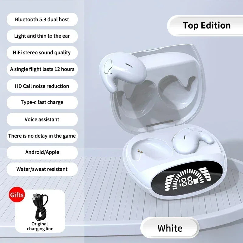 Wireless In-Ear Invisible Headphones, Bluetooth, Noise Cancelling, Invisible Headphones